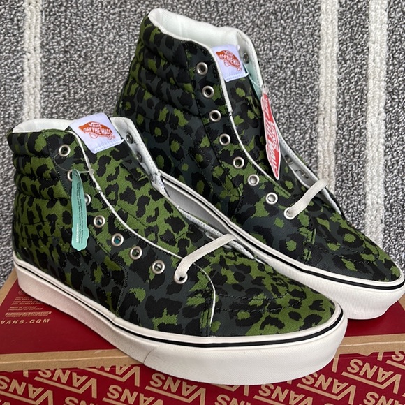 Vans Comfycush Sk8-Hi Leopard Cactus / Scarab WMNS - Picture 6 of 16